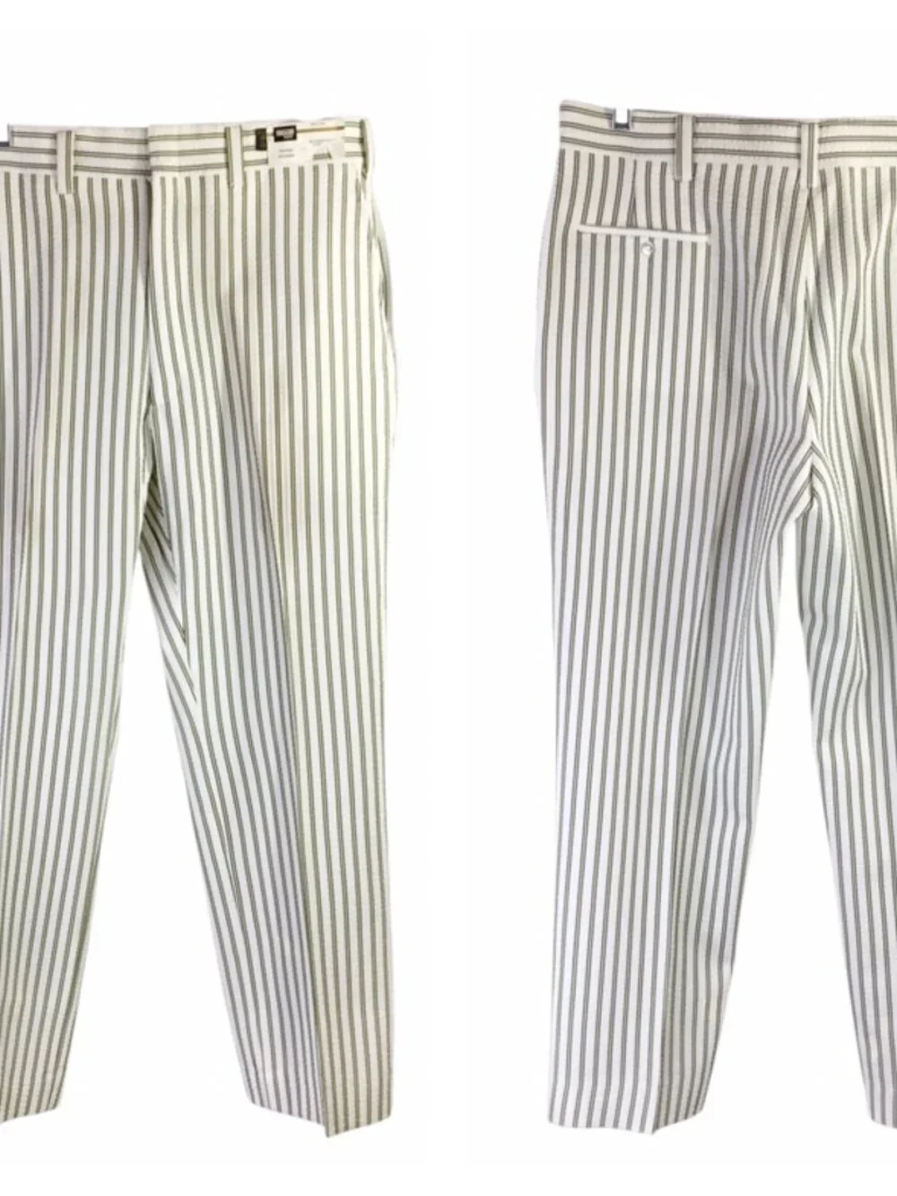 Vintage Haggar Seersucker Men's Pants NWT Stretch Textured 38 X 29 Polyester NOS